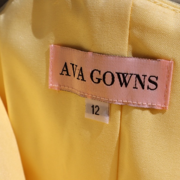 Ava Gowns Sweetheart Dress in Yellow - Picture 3 of 6